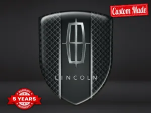 Lincoln Emblemas Auto Personalizados Resistentes Limitados